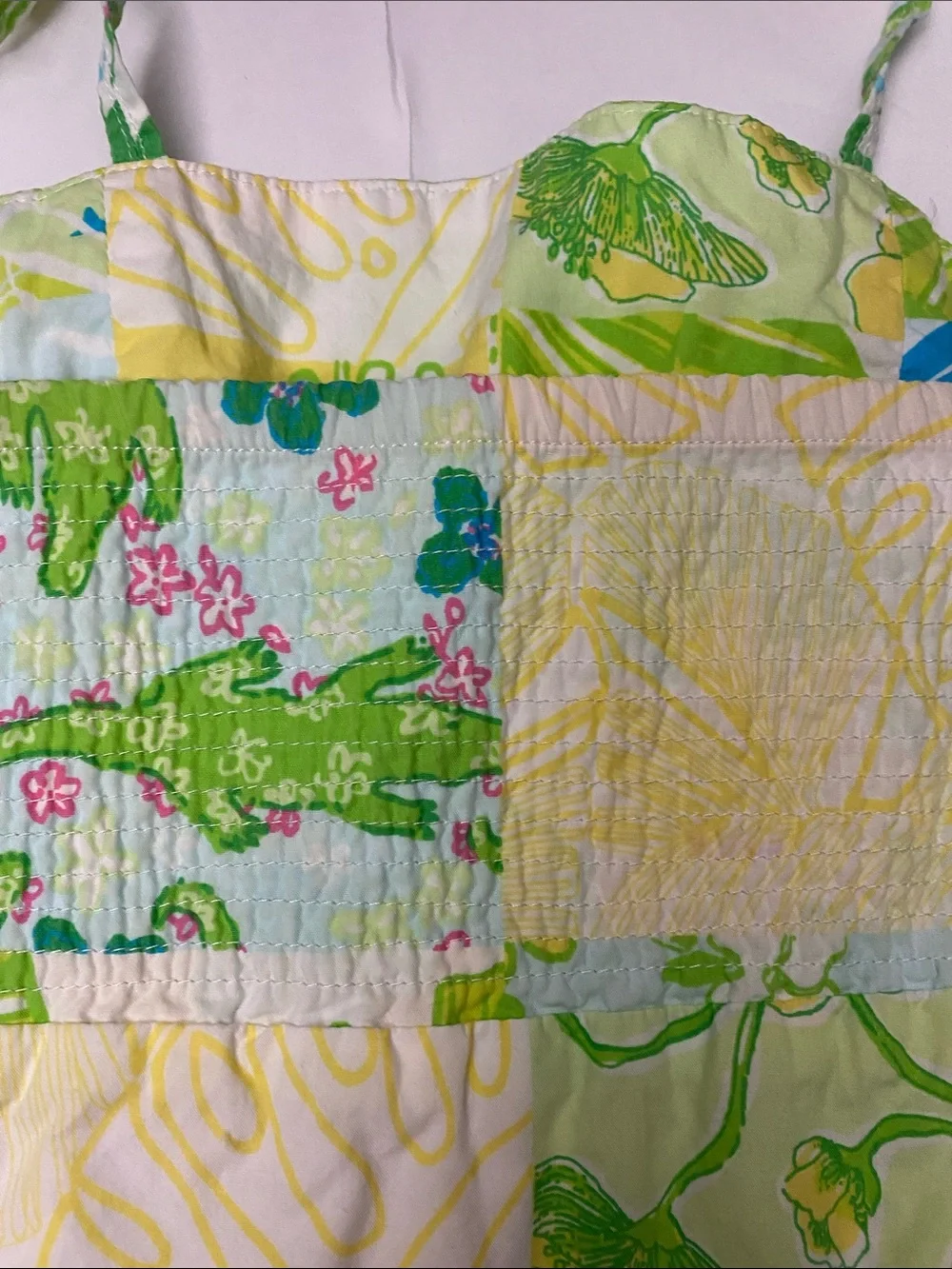 Lilly Pulitzer Yellow, Green & Blue Floral Sundress $78